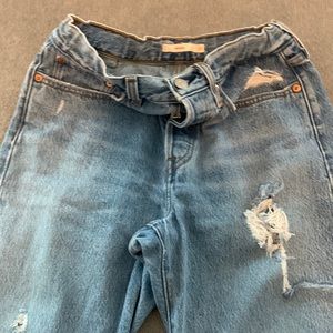 Women’s Button Fly Wedgie Levi’s Jeans